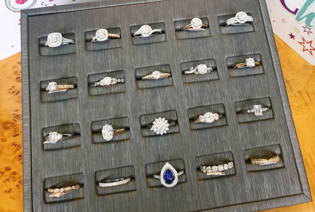 art deco engagement rings