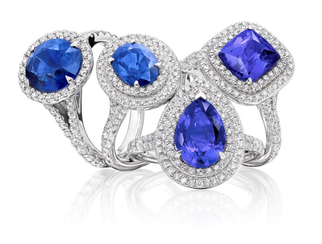 blue sapphires
