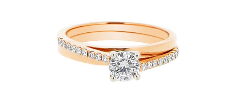 gold rose engagement rings